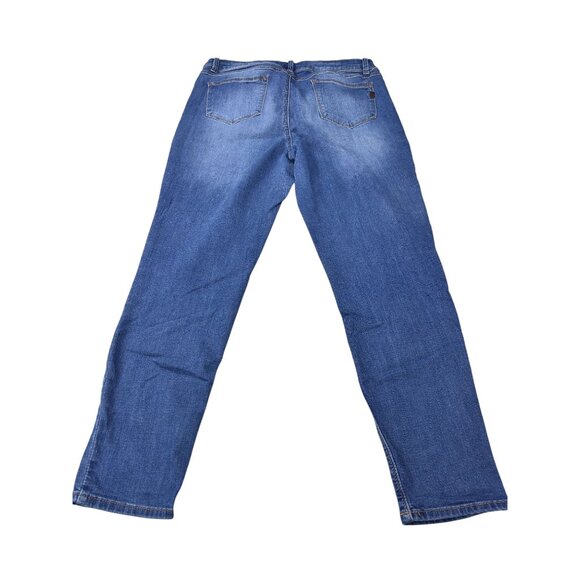 1822 Denim Adrianna Womens Blue Jeans Size 14 Regular Fit Stretch Pockets - Picture 2 of 11